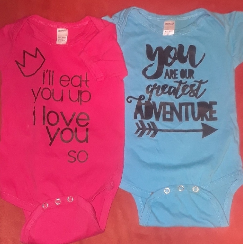 ⚡5/$20 EUC 2 Onesies Girl/Boy Twins